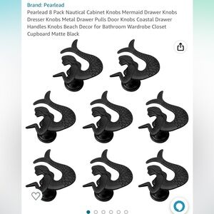 NWT - Mermaid Drawer Pulls - 8 pcs